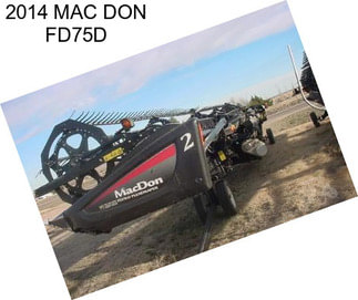 2014 MAC DON FD75D