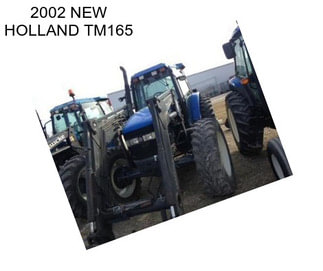 2002 NEW HOLLAND TM165