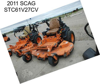 2011 SCAG STC61V27CV