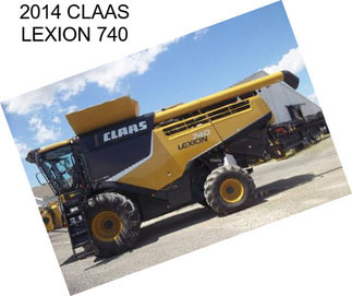 2014 CLAAS LEXION 740