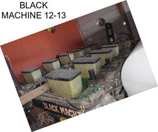 BLACK MACHINE 12-13