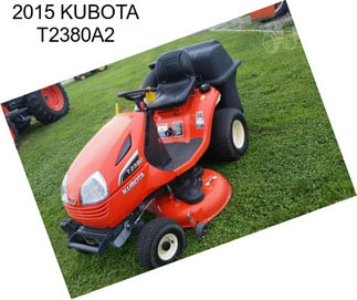 2015 KUBOTA T2380A2