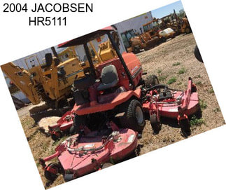 2004 JACOBSEN HR5111