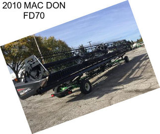 2010 MAC DON FD70