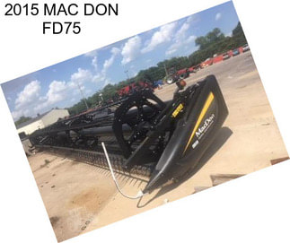 2015 MAC DON FD75