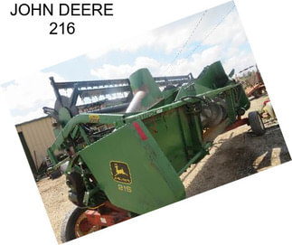 JOHN DEERE 216