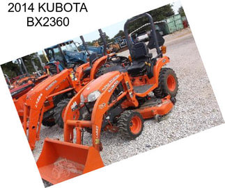 2014 KUBOTA BX2360