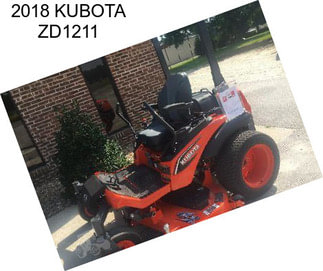 2018 KUBOTA ZD1211