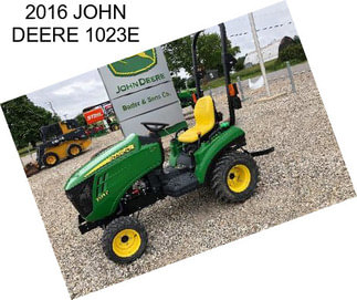 2016 JOHN DEERE 1023E