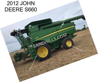 2012 JOHN DEERE S660