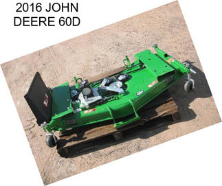 2016 JOHN DEERE 60D