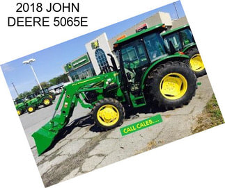 2018 JOHN DEERE 5065E