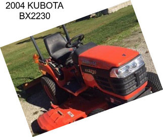 2004 KUBOTA BX2230