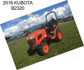 2016 KUBOTA B2320