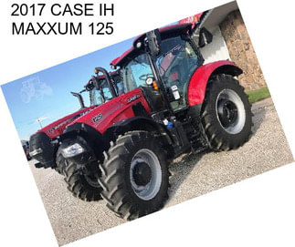 2017 CASE IH MAXXUM 125