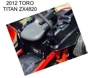 2012 TORO TITAN ZX4820