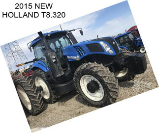 2015 NEW HOLLAND T8.320