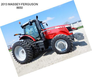 2013 MASSEY-FERGUSON 8650