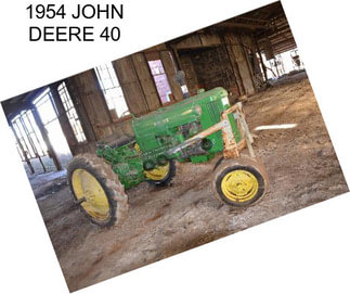 1954 JOHN DEERE 40