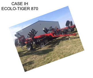 CASE IH ECOLO-TIGER 870