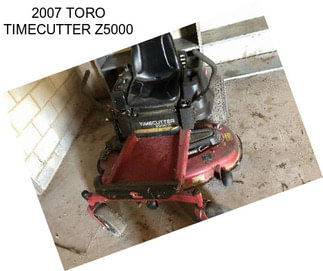 2007 TORO TIMECUTTER Z5000
