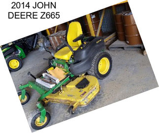 2014 JOHN DEERE Z665