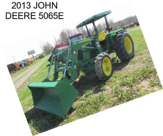 2013 JOHN DEERE 5065E