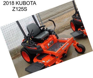 2018 KUBOTA Z125S