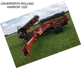 UNVERFERTH ROLLING HARROW 1225