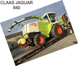 CLAAS JAGUAR 840