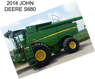 2014 JOHN DEERE S680