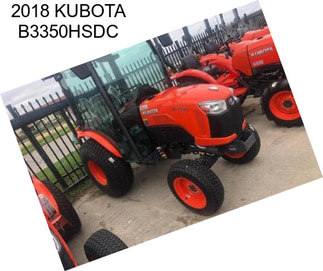 2018 KUBOTA B3350HSDC