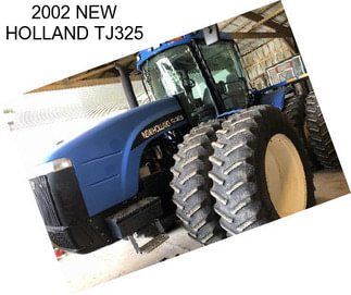 2002 NEW HOLLAND TJ325