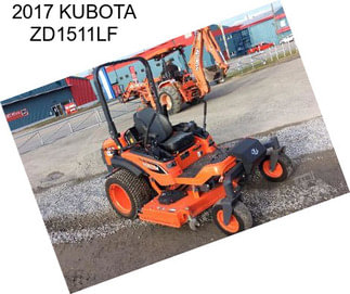 2017 KUBOTA ZD1511LF