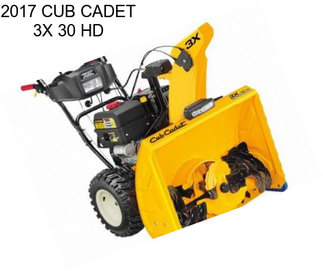 2017 CUB CADET 3X 30 HD