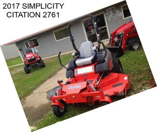 2017 SIMPLICITY CITATION 2761