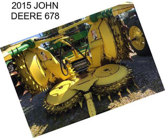 2015 JOHN DEERE 678