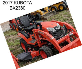 2017 KUBOTA BX2380