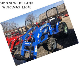 2018 NEW HOLLAND WORKMASTER 40