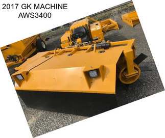 2017 GK MACHINE AWS3400