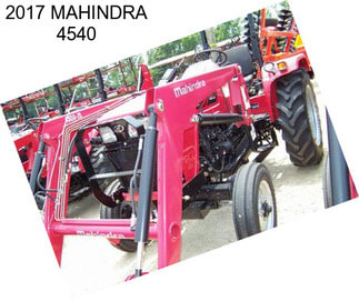 2017 MAHINDRA 4540