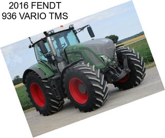 2016 FENDT 936 VARIO TMS