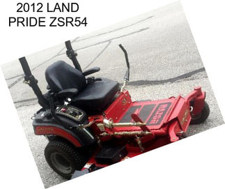 2012 LAND PRIDE ZSR54