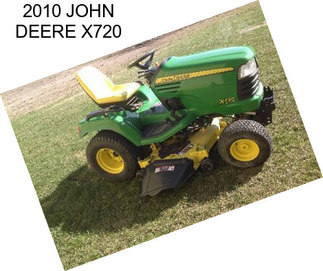 2010 JOHN DEERE X720