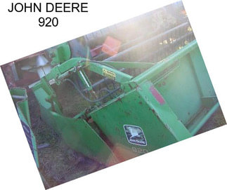 JOHN DEERE 920