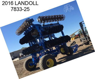 2016 LANDOLL 7833-25