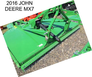 2016 JOHN DEERE MX7