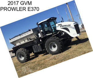 2017 GVM PROWLER E370