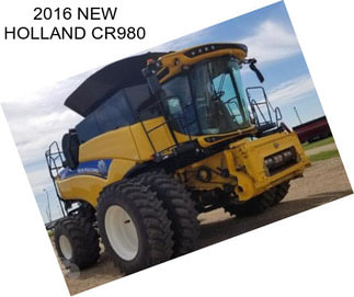 2016 NEW HOLLAND CR980