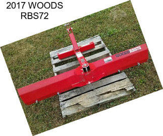 2017 WOODS RBS72